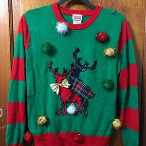 Deer’s bangin ugly Christmas sweater
